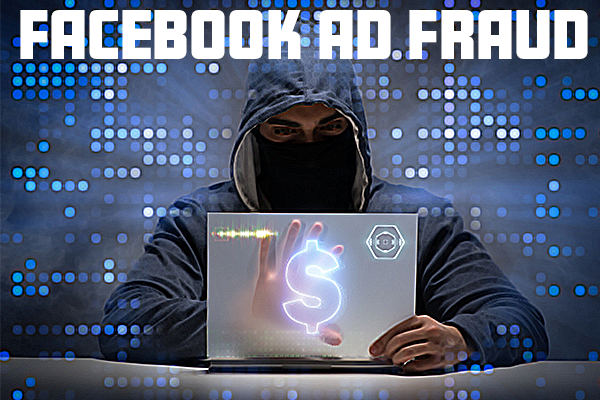 man committing ad fraud on facebook