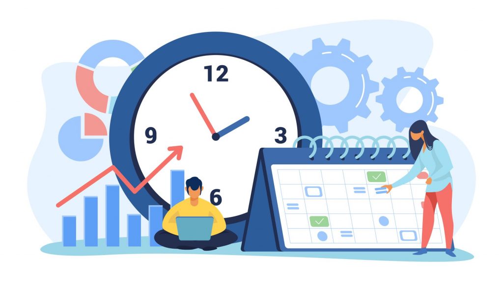 a visualisation of dayparting and scheduling